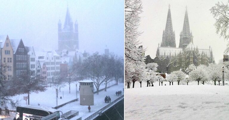 Schnee in Köln