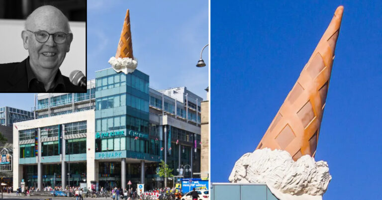 Die Eistüte am Neumarkt in Köln