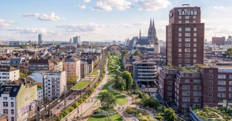 Visualisierung der Neuen Mitte in Köln