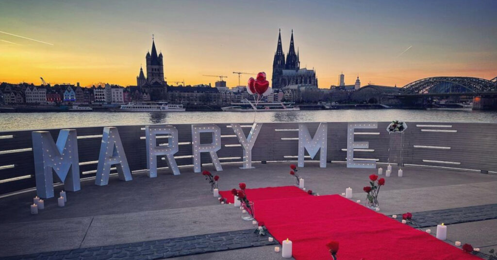 Heiratsantrag Köln