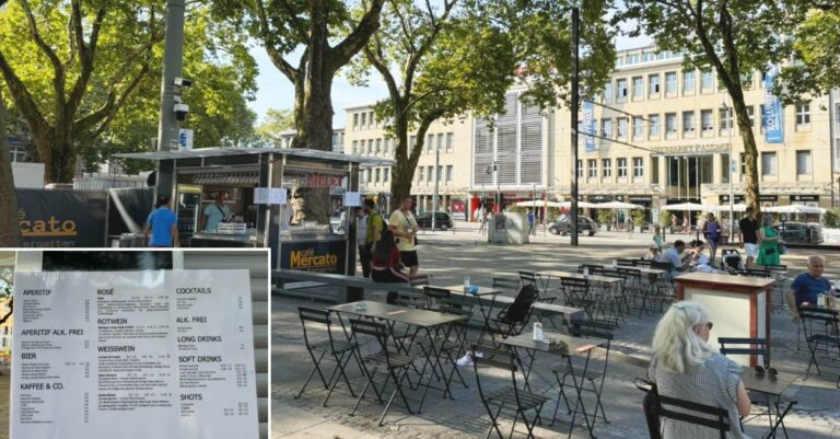 Preise Café auf dem Neumarkt