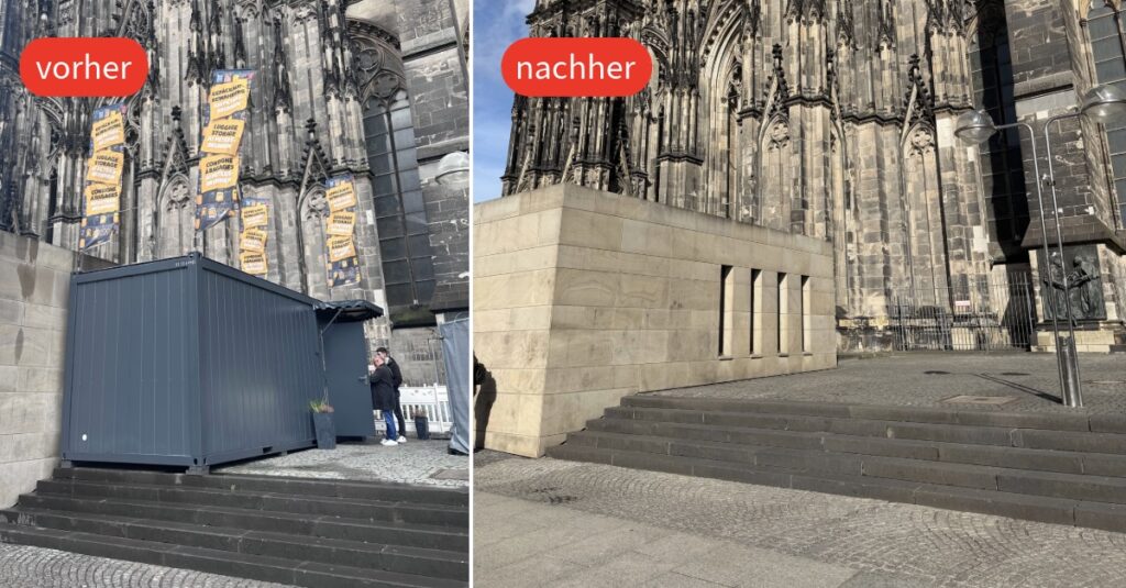Container am Dom
