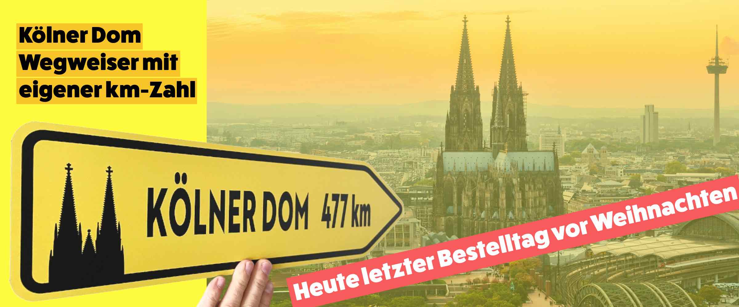 Kölner Dom Wegweiser