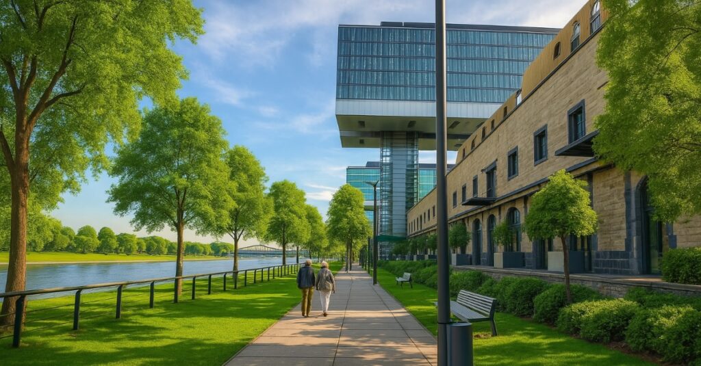 Mehr Grün im Rheinauhafen