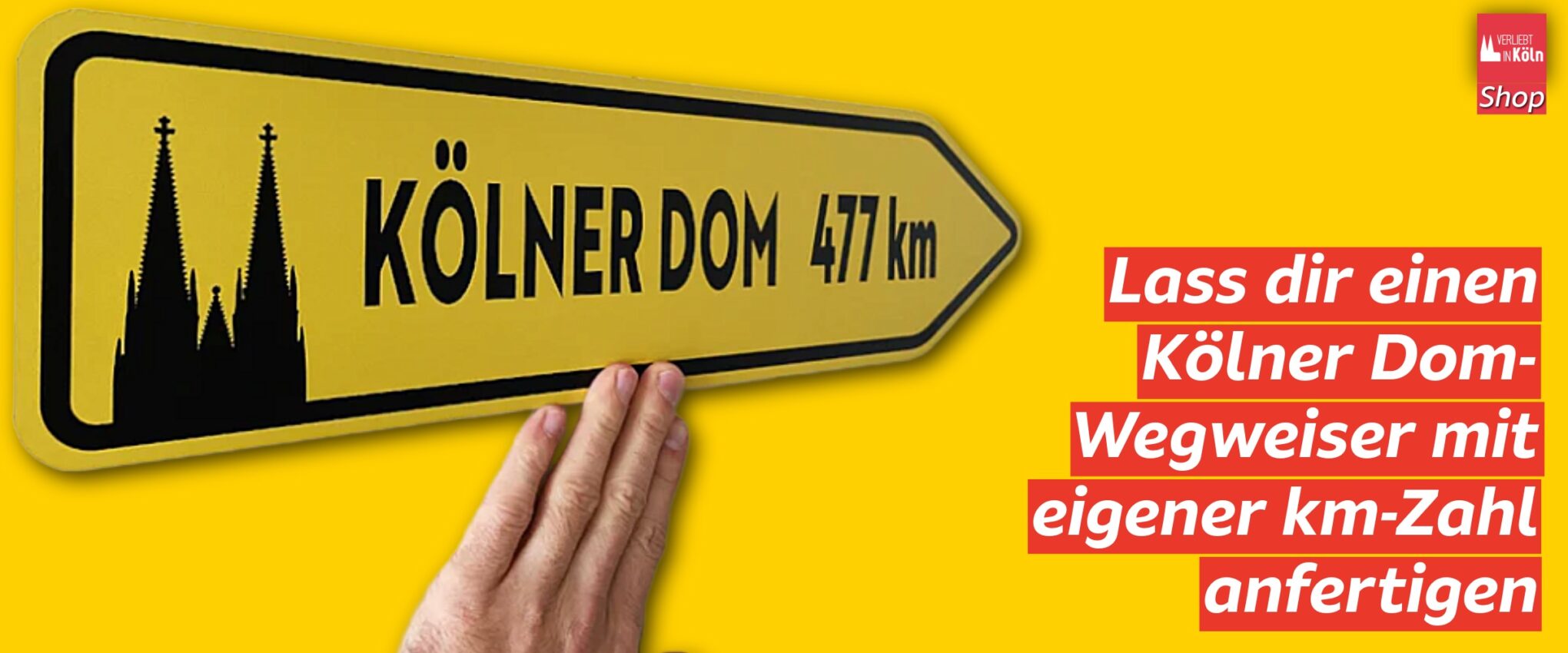 Kölner Dom Wegweiser