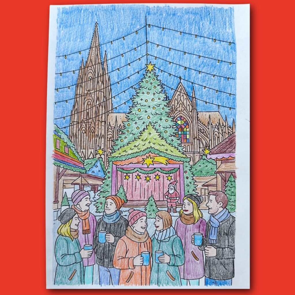 Ausmalbild Weihnachten