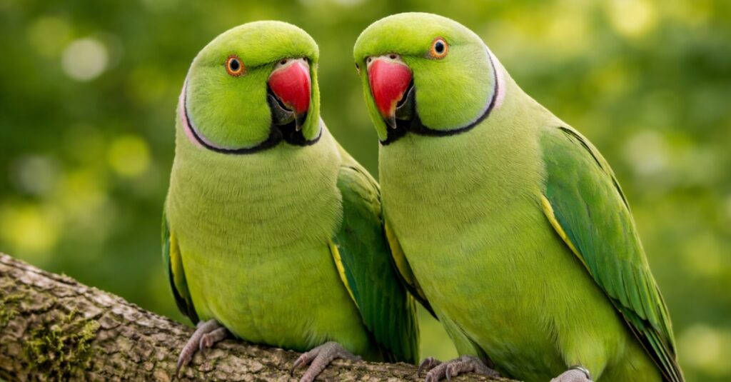 Grüne Papageien Köln