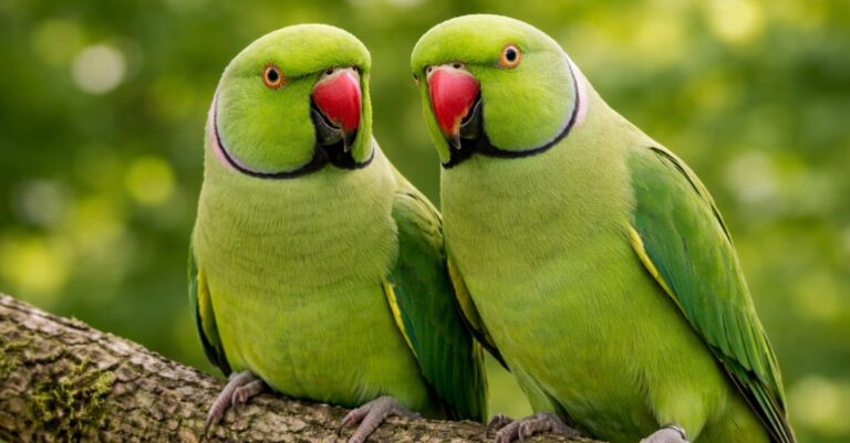 Grüne Papageien Köln