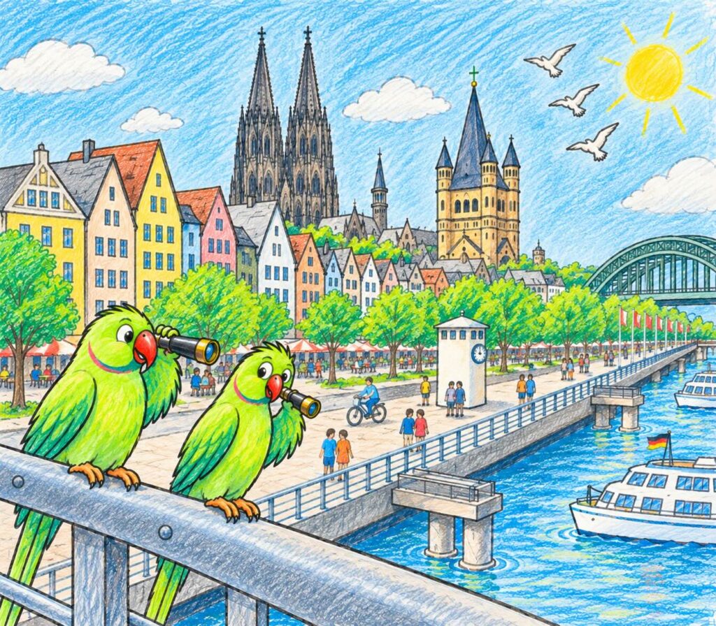 Papageien-Bild Köln