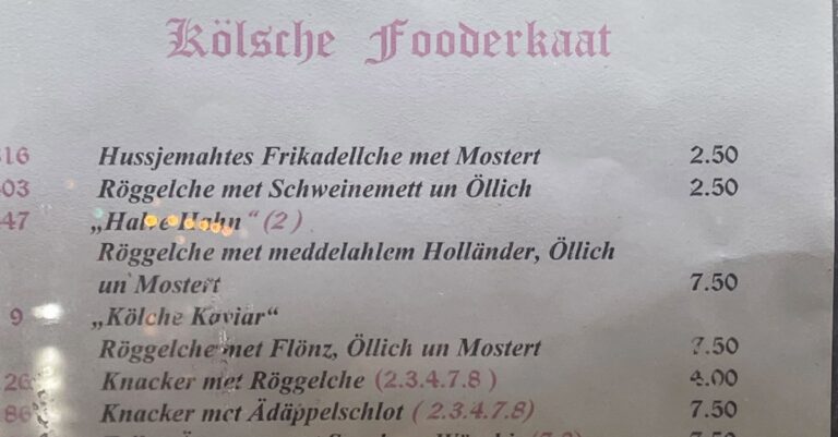 Kölsche Sprache
